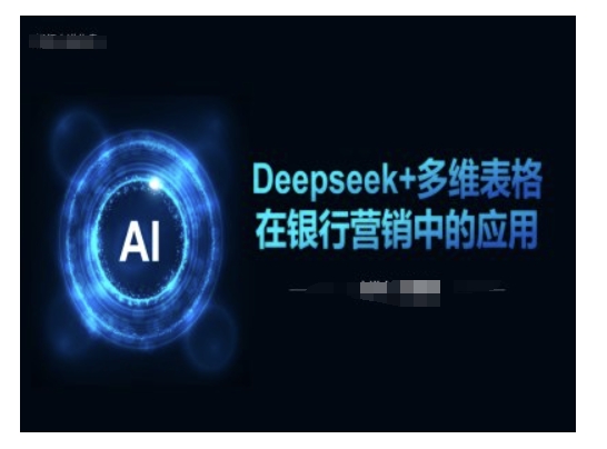 Deepseek+多维表格在银行营销场景中的应用-小才子资源