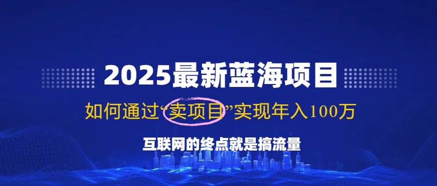 （14305期）2025最新蓝海项目，零门槛轻松复制，月入10万+，新手也能操作！-小才子资源